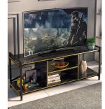 Comoda tv cadru metal,  Seria 440, Homs, 120 x 45 x 35 cm,20496