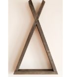 Raft de perete din lemn, seria Wood Homs, 40x23x6 cm, 700133