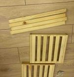 Etajera flor ,masuta laterala, seia wood,Homs, 51X28x48 cm, lemn natur,700140