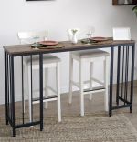 Masa bucatarie,tip bar.seria A-620,natur-negru,150x35x90 cm, 30152