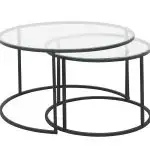 Set masuta de cafea sticla,Seria 710,Homs, 2 buc,0025