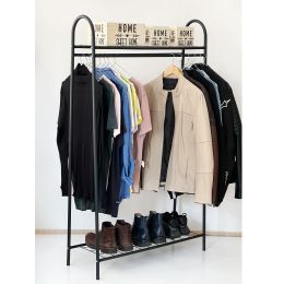 Resigilat:Stand umerase haine, Stronger Homs, negru,145 X 32 X 89 cm,W-5191