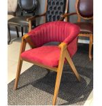 Scaun living tapitat,fag,Seria Special AST-650,Homs,60022,bej-nuc