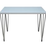 Masa pentru bucatarie, Bety Homs 60 x 104 cm, alb/negru,40059