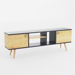 Comoda tv ewo Homs 160 cm stejar gri