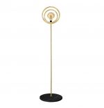 Resigilat:Lampadar metalic modern, Coil Homs, 165 cm, negru/auriu