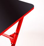 Masa pentru laptop game Atlantic Homs 90 x 60 x 72 cm,negru-rosu