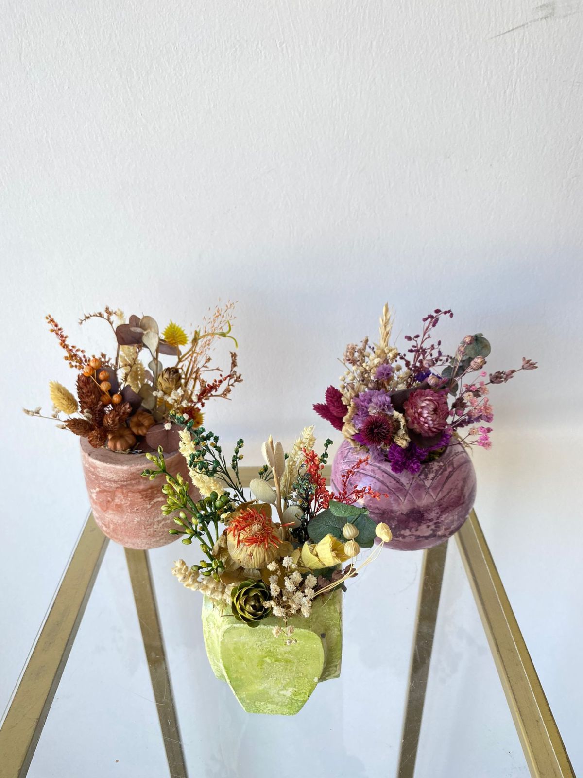 Ghiveci decorativ cu flori artificiale, homs seria A620,17x5.5x9 cm,30358
