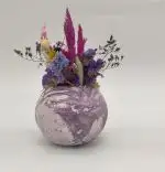 Ghiveci decorativ cu flori artificiale, homs seria A620,17x5.5x9 cm,30337
