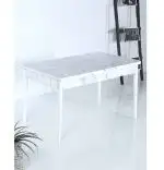 Set masa extensibila cu 6 scaune tapitate Homs cargold 250-30050 ALB-VERDE,170 x 80 cm