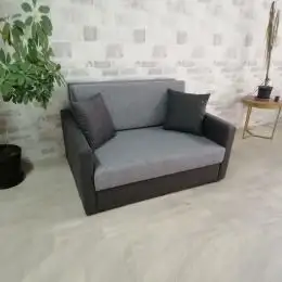 Fotoliu extensibil Mira, gri-bej, Homs