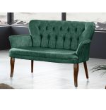 Canapea 2 persoane verde Homs textil