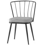 Scaun metal, balcon,terasa,bucatarie,birou,dining Homs, negru