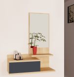 Resigilat:Corp suspendat cu oglinda pentru hol, Rose Homs, 60 x 90 x 31.3 cm, stejar/gri