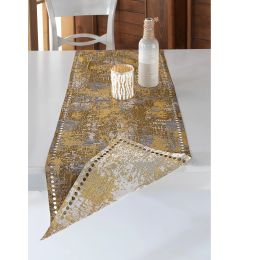 Față de masă napron,textil homs  bej,140x40 cm,50006