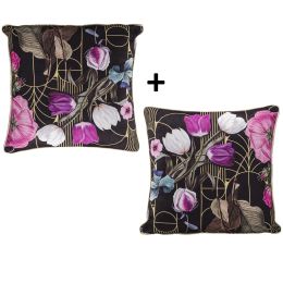 Set fata de perna  decorativa 2 buc,Homs ,seria oz,43 x 43 cm.50037
