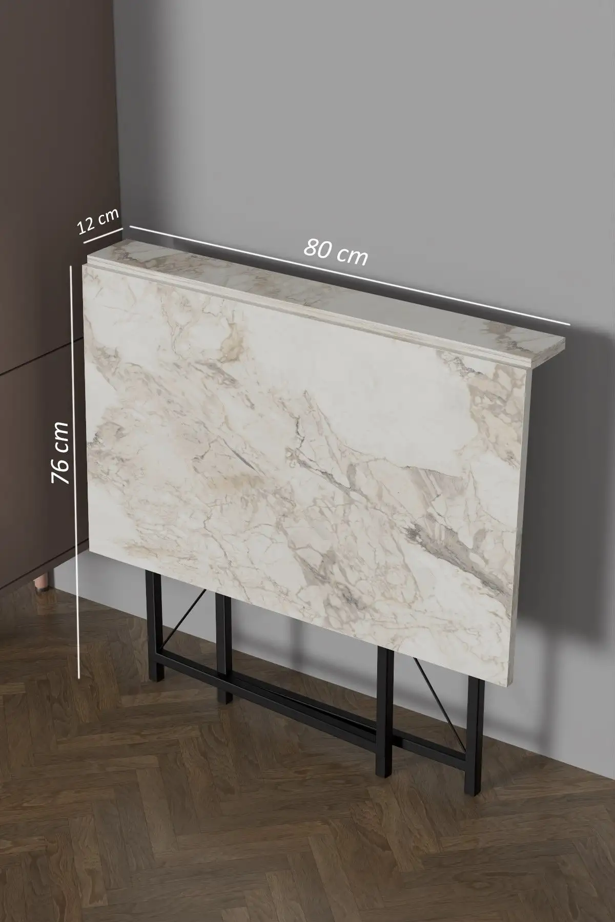 Resigilat:Masa  pliabil cu cadru metalic Homs  seria 440,80 x 60 x 70 cm,20649