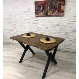 Set picioare masa metal, Homs , Negru,55X71 cm,30660
