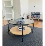 Masa de cafea  Deco seria D-710, homs,80x80x45 cm ,0042