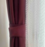 Perdea  Blackout opaca bordo,50x260 cm,50021