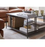 Masa de cafea Deco Homs,seria D-710,80 x 80x 40 cm, negru,0015