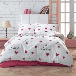 Lenjerie de pat bumbac satinat 2 persoane,homs,serie D 270,00008