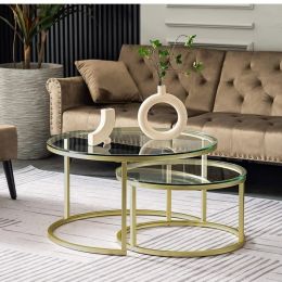 Set masuta de cafea sticla,Seria 440,Homs, 3 buc,0026