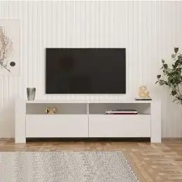 Comoda televizor Combe culoare alb 140 cm