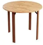 Masa bucatarie Onita rotund culoare nuc,R 90cm