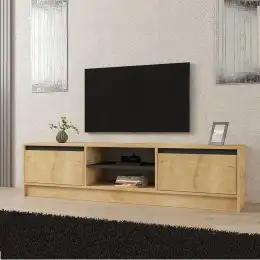 Comoda tv Pearle pentru living culoare stejar 180 cm