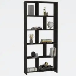 Biblioteca modern Jordan culoare antracit 162 cm