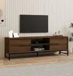 Comoda tv Monaco pentru living culoare nuc 160 cm