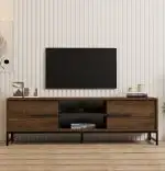 Comoda tv Monaco pentru living culoare nuc 160 cm