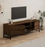 Comoda tv Monaco pentru living culoare nuc 160 cm