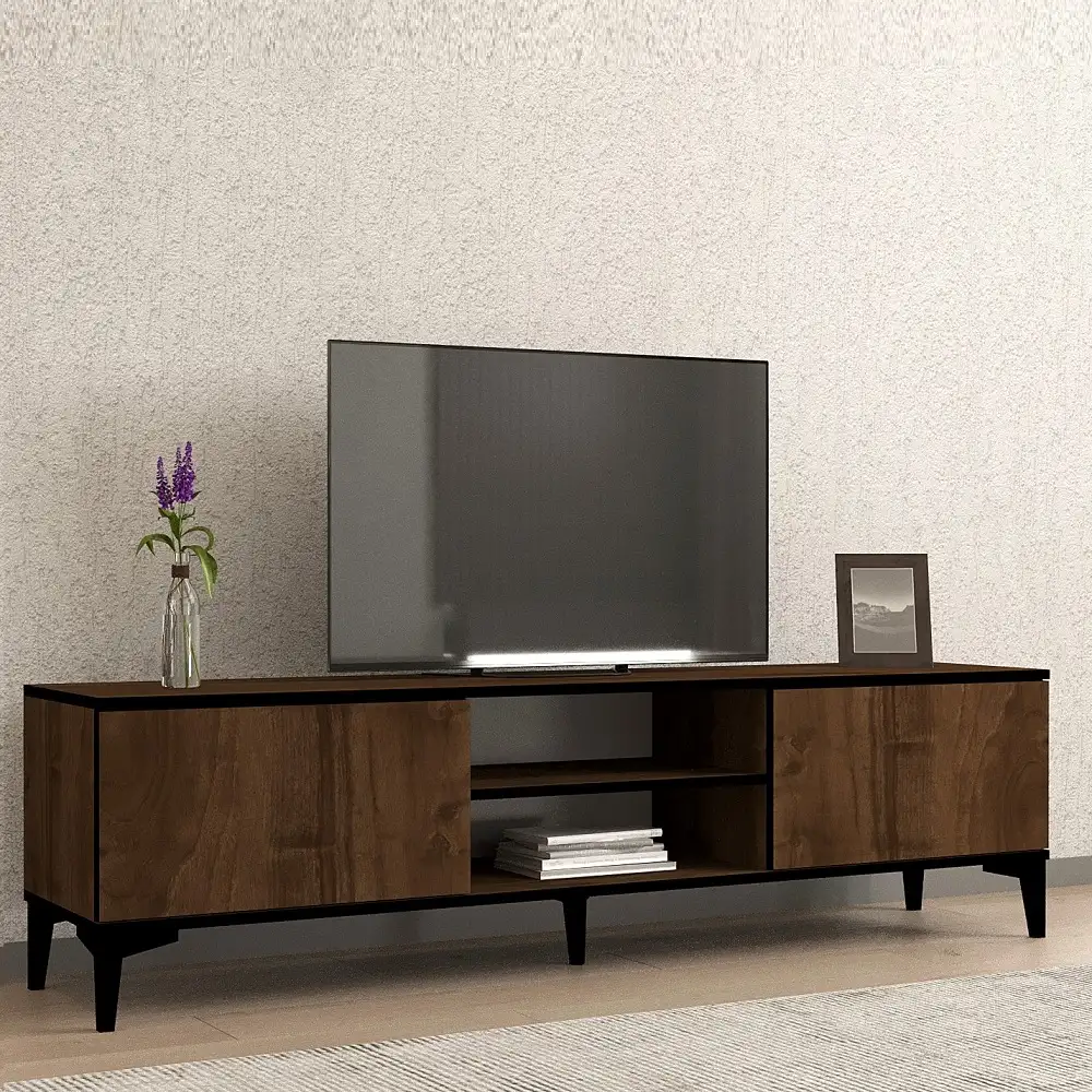 Comoda tv Erem pentru living culoare nuc 180 cm