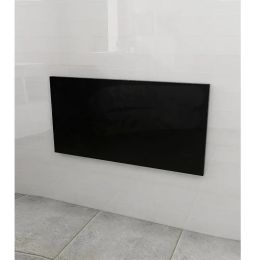 Masa rabatabila cu montaj pe perete, Homs,negru, 90X35 cm, 40086