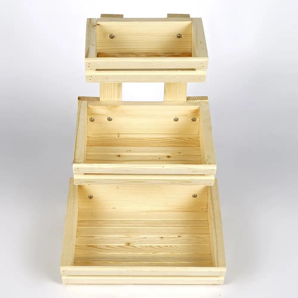 Organize pentru bucatarie, depozitare din lemn, culoare stejar,45 cm