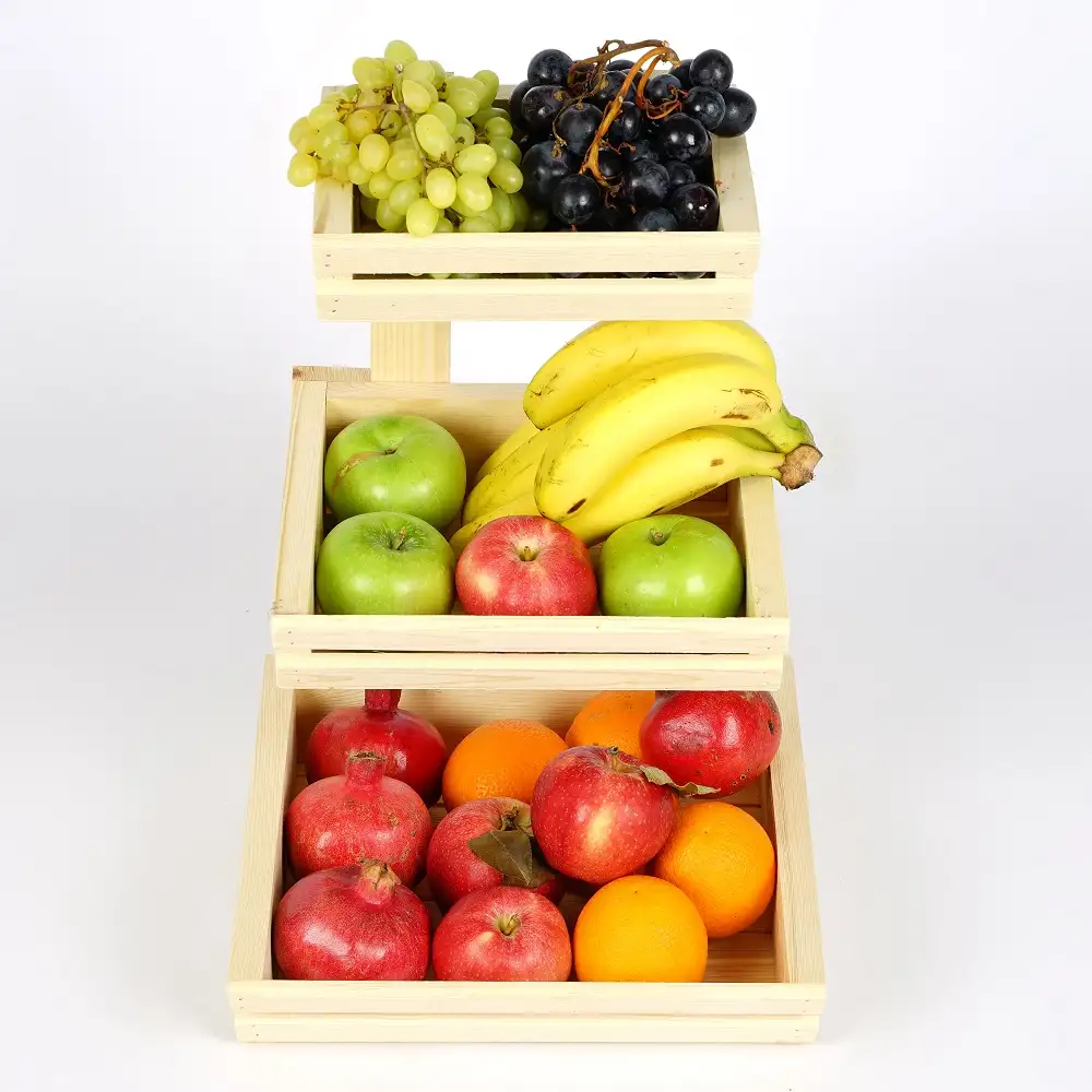 Organize pentru bucatarie, depozitare din lemn, culoare stejar,45 cm