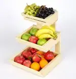Organize pentru bucatarie, depozitare din lemn, culoare stejar,45 cm