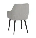 Scaun tapitat si piciore metal ,horeca,bej,clasa A