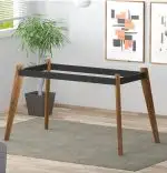 Cadru masa, pentru dining si bucatarie, din metal si lemn 110 cm