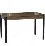 Masa bucatarie Bella nuc si negru, 120 cm