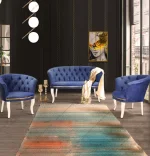 Canapea Milano culoare albastru 2 locuri