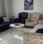 Masuta de cafea Vicenta  Homs, bej si auriu, seria 440, 70 cm