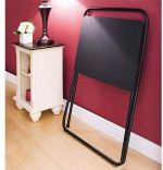 Masuta laptop pliambila, Katalina Homs, negru, 75 x 60 x 40 cm, metal/PAL