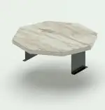 Masuta laterala, Verla Homs, bej marmurat,reglabil, 25053