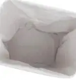 Coș de depozitare cu capac din bambus ,elegant și practic, cu interior textil