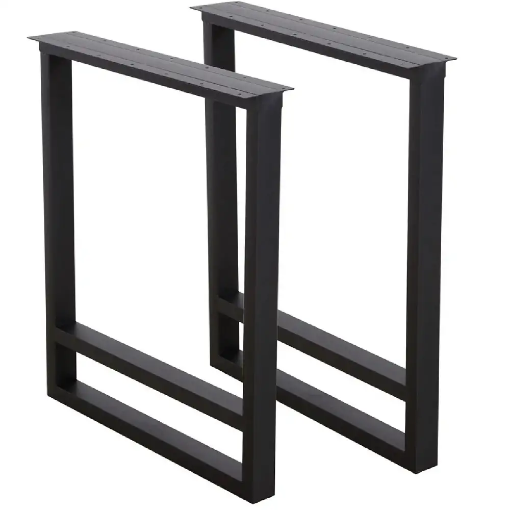 Set picioare masa din metal, pentru bucatarie,living ,office,horeca , Negru,72 cm