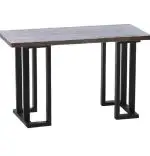 Set picioare masa metal Homs, Negru, 72x50 cm, 30736