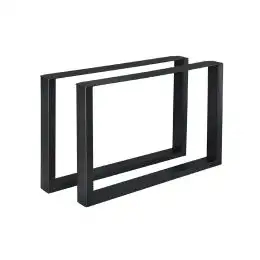 Set 2 Picioare Metalice pentru Băncuță, Design Industrial, 90x72 cm